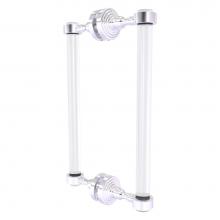 Allied Brass PG-406-12BB-SCH - Pacific Grove Collection 12 Inch Back to Back Shower Door Pull - Satin Chrome