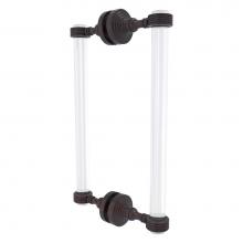 Allied Brass PG-406G-12BB-VB - Pacific Grove Collection 12 Inch Back to Back Shower Door Pull with Grooved Accents - Venetian Bro