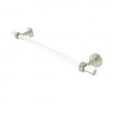Allied Brass PG-41G-36-PNI - Pacific Grove Collection 36 Inch Towel Bar with Groovy Accents