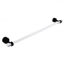 Allied Brass PG-41-SM-30-BKM - Pacific Grove Collection 30 Inch Shower Door Towel Bar - Matte Black