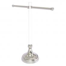 Allied Brass PG-GTS-11-SN - Pacific Grove Collection Free Standing Guest Towel Stand - Satin Nickel