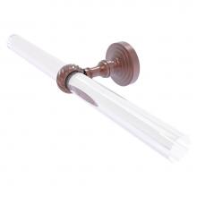 Allied Brass PG-HTBT-2-CA - Pacific Grove Collection 2 Arm Guest Towel Holder with Twisted Accents - Antique Copper