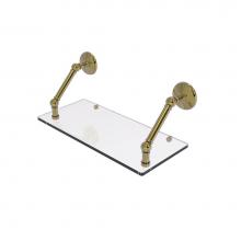 Allied Brass PMC-1-18-UNL - Prestige Monte Carlo Collection 18 Inch Floating Glass Shelf
