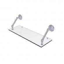 Allied Brass PMC-1-24-SCH - Prestige Monte Carlo Collection 24 Inch Floating Glass Shelf