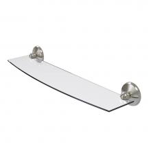 Allied Brass PMC-33/24-SN - Prestige Monte Carlo Collection 24 Inch Glass Shelf