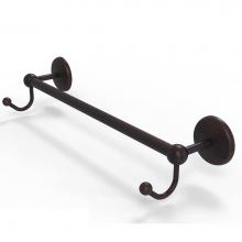 Allied Brass PMC-41-18-HK-VB - Prestige Monte Carlo Collection 18 Inch Towel Bar with Integrated Hooks