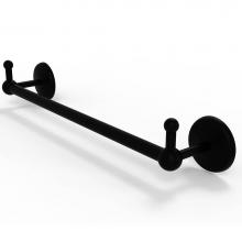 Allied Brass PMC-41-18-PEG-BKM - Prestige Monte Carlo Collection 18 Inch Towel Bar with Integrated Hooks
