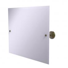 Allied Brass PMC-93-ABR - Frameless Landscape Rectangular Tilt Mirror with Beveled Edge