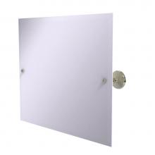 Allied Brass PMC-93-PNI - Frameless Landscape Rectangular Tilt Mirror with Beveled Edge