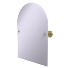 Allied Brass PMC-94-SBR - Frameless Arched Top Tilt Mirror with Beveled Edge