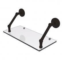 Allied Brass PQN-1-18-ORB - Prestige Que New Collection 18 Inch Floating Glass Shelf