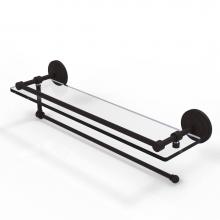 Allied Brass PQN-1PT/22-GAL-ORB - Prestige Que New Collection Paper Towel Holder with 22 Inch Gallery Glass Shelf