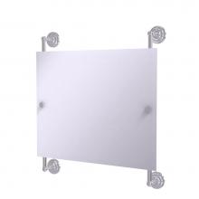 Allied Brass PQN-27-93-SCH - Prestige Que New Landscape Rectangular Frameless Rail Mounted Mirror