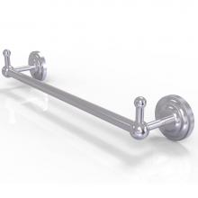 Allied Brass PQN-41-30-PEG-SCH - Prestige Que New Collection 30 Inch Towel Bar with Integrated Hooks