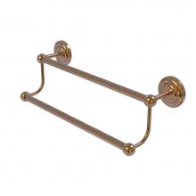 Allied Brass PQN-72/18-BBR - Prestige Que New Collection 18 Inch Double Towel Bar