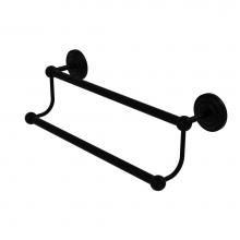 Allied Brass PQN-72/30-BKM - Prestige Que New Collection 30 Inch Double Towel Bar
