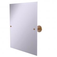 Allied Brass PQN-92-BBR - Frameless Rectangular Tilt Mirror with Beveled Edge