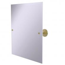 Allied Brass PQN-92-SBR - Frameless Rectangular Tilt Mirror with Beveled Edge