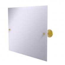 Allied Brass PQN-93-PB - Prestige Que New Frameless Landscape Rectangular Tilt Mirror with Beveled Edge