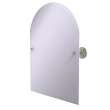 Allied Brass PQN-94-PNI - Frameless Arched Top Tilt Mirror with Beveled Edge