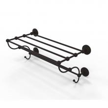 Allied Brass PQN-HTL/24-5-ORB - Prestige Que New Collection 24 Inch Train Rack Towel Shelf