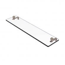 Allied Brass PR-1/16-PEW - 16 Inch Glass Vanity Shelf with Beveled Edges