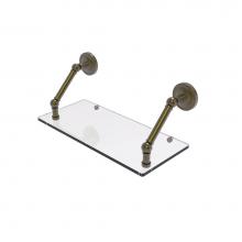 Allied Brass PR-1-18-ABR - Prestige Regal Collection 18 Inch Floating Glass Shelf