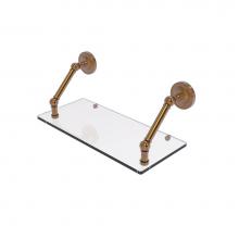 Allied Brass PR-1-18-BBR - Prestige Regal Collection 18 Inch Floating Glass Shelf