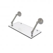 Allied Brass PR-1-18-SN - Prestige Regal Collection 18 Inch Floating Glass Shelf