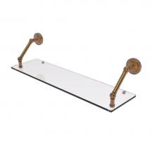 Allied Brass PR-1-30-BBR - Prestige Regal Collection 30 Inch Floating Glass Shelf