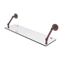 Allied Brass PR-1-30-CA - Prestige Regal Collection 30 Inch Floating Glass Shelf