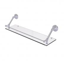 Allied Brass PR-1-30-GAL-SCH - Prestige Regal 30 Inch Floating Glass Shelf with Gallery Rail