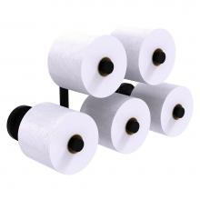 Allied Brass PR-24-5-BKM - Prestige Regal Collection 5 Roll Reserve Roll Toilet Paper Holder - Matte Black