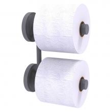 Allied Brass PR-24-RR-2-GYM - Prestige Regal Collection 2 Roll Reserve Roll Toilet Paper Holder - Matte Gray