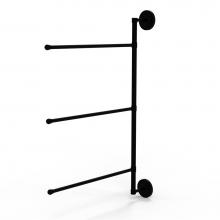 Allied Brass PR-27/3/16/28-BKM - Prestige Regal Collection 3 Swing Arm Vertical 28 Inch Towel Bar