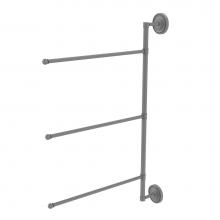 Allied Brass PR-27/3/16/28-GYM - Prestige Regal Collection 3 Swing Arm Vertical 28 Inch Towel Bar