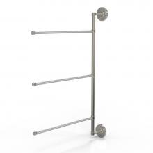Allied Brass PR-27/3/16/28-SN - Prestige Regal Collection 3 Swing Arm Vertical 28 Inch Towel Bar