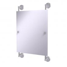 Allied Brass PR-27-92-SCH - Prestige Regal Collection Rectangular Frameless Rail Mounted Mirror