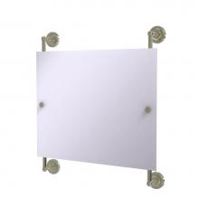 Allied Brass PR-27-93-PNI - Prestige Regal Landscape Rectangular Frameless Rail Mounted Mirror