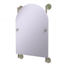 Allied Brass PR-27-94-PNI - Prestige Regal Collection Arched Top Frameless Rail Mounted Mirror