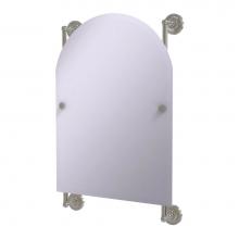 Allied Brass PR-27-94-SN - Prestige Regal Collection Arched Top Frameless Rail Mounted Mirror