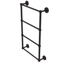 Allied Brass PR-28D-36-ORB - Prestige Regal Collection 4 Tier 36 Inch Ladder Towel Bar with Dotted Detail