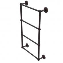 Allied Brass PR-28G-24-VB - Prestige Regal Collection 4 Tier 24 Inch Ladder Towel Bar with Groovy Detail