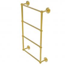 Allied Brass PR-28T-24-PB - Prestige Regal Collection 4 Tier 24 Inch Ladder Towel Bar with Twisted Detail