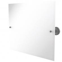 Allied Brass PR-93-GYM - Frameless Landscape Rectangular Tilt Mirror with Beveled Edge