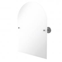 Allied Brass PR-94-GYM - Frameless Arched Top Tilt Mirror with Beveled Edge