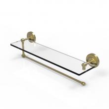 Allied Brass PRBP-1PT/22-SBR - Prestige Regal Collection Paper Towel Holder with 22 Inch Glass Shelf