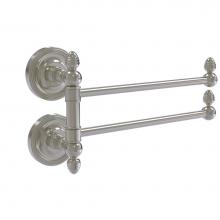 Allied Brass PR-GTB-2-SN - Prestige Regal Collection 2 Swing Arm Towel Rail