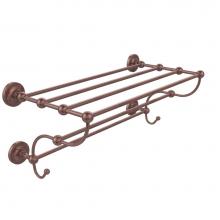 Allied Brass PR-HTL/24-5-CA - Prestige Regal Collection 24 Inch Train Rack Towel Shelf