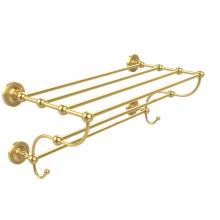 Allied Brass PR-HTL/24-5-PB - Prestige Regal Collection 24 Inch Train Rack Towel Shelf